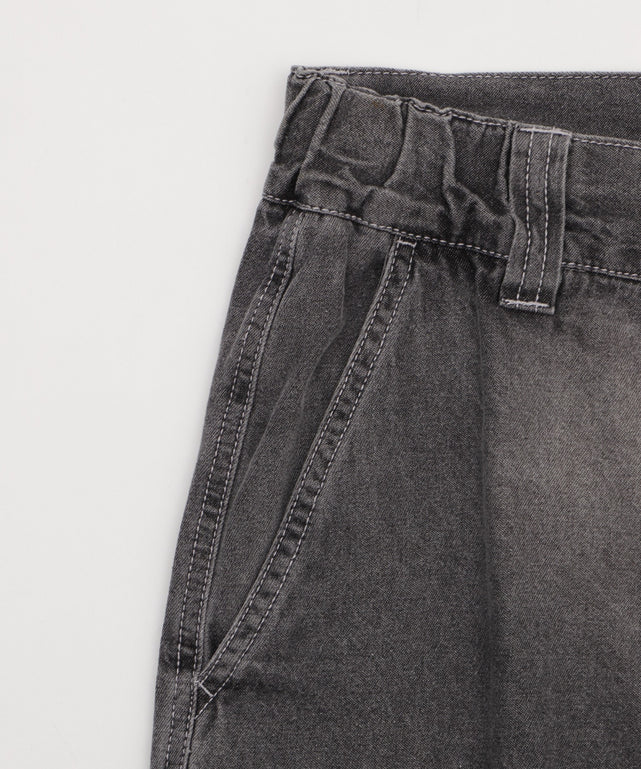 イージーバギーフレアデニムスラックス