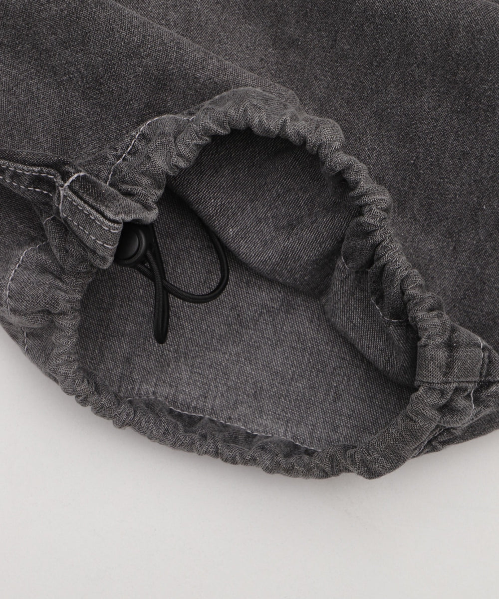 イージーバギーフレアデニムスラックス