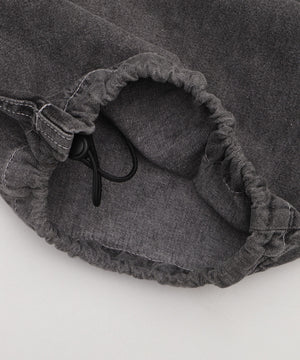 イージーバギーフレアデニムスラックス