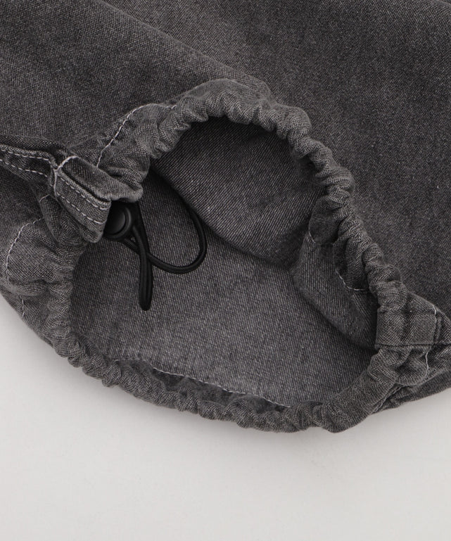 イージーバギーフレアデニムスラックス