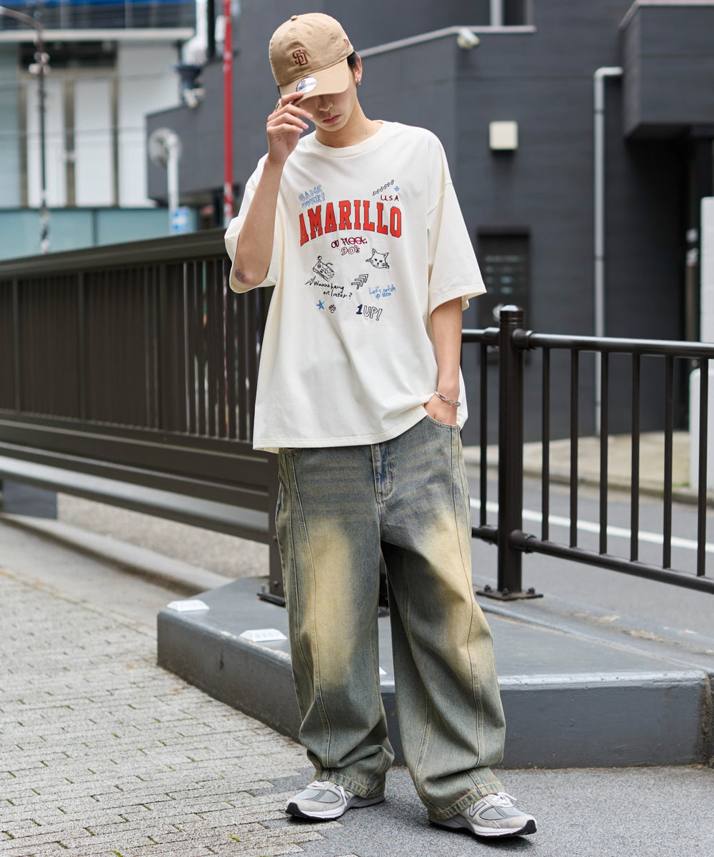 ホワイト モデル：178cm L着用