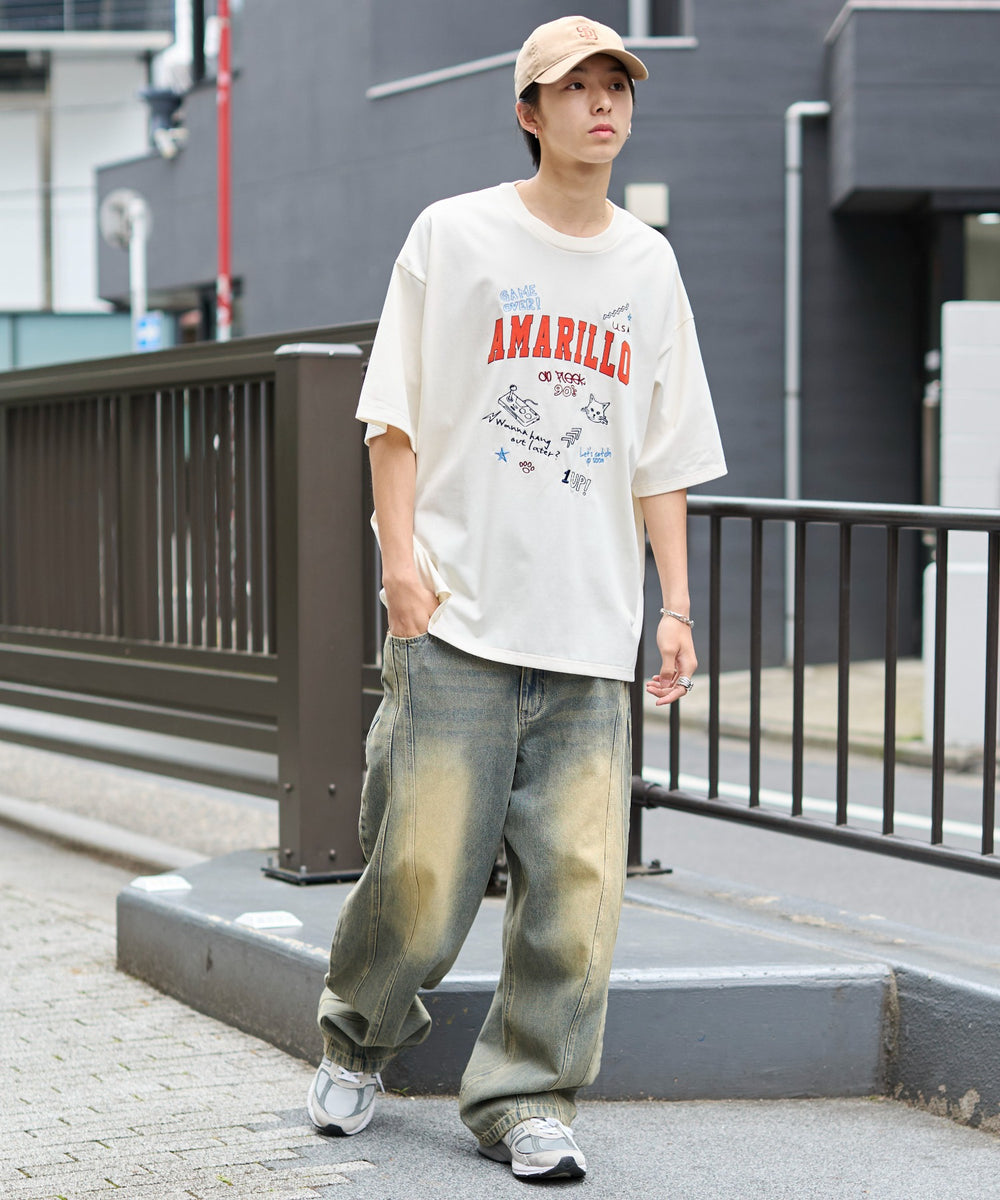 ホワイト モデル：178cm L着用