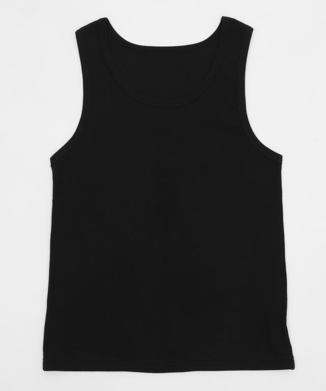 リブタンクトップ