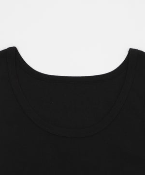 リブタンクトップ