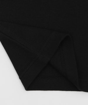 リブタンクトップ