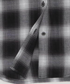 フードチェックBIGシャツ（S）