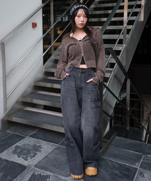 ブラウン モデル：159cm F着用