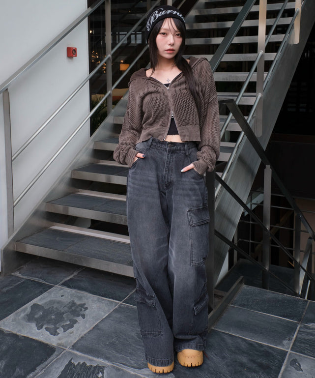 ブラウン モデル：159cm F着用