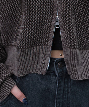 ヴィンテージウォッシュメッシュパーカー