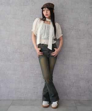 ホワイト モデル：159cm F着用