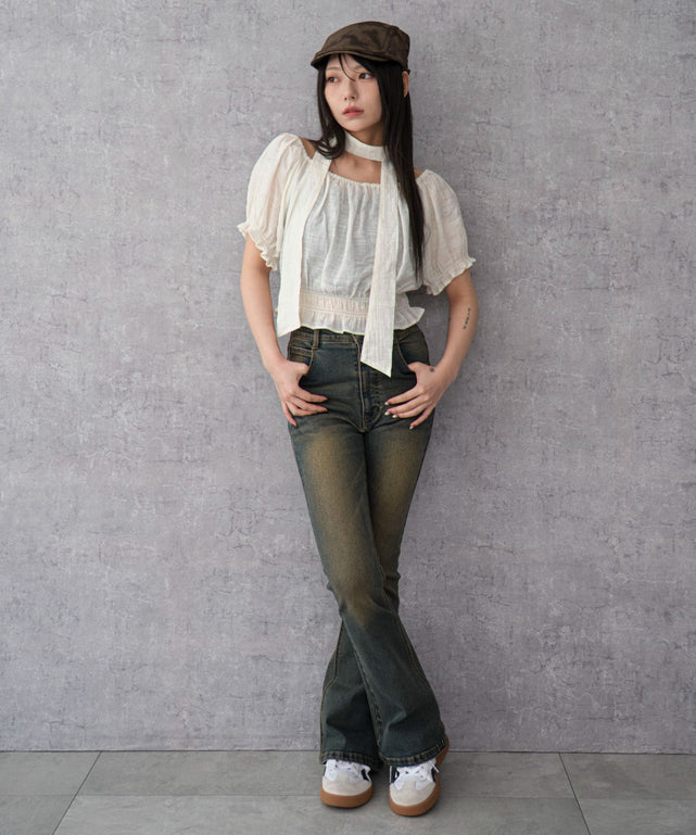 ホワイト モデル：159cm F着用