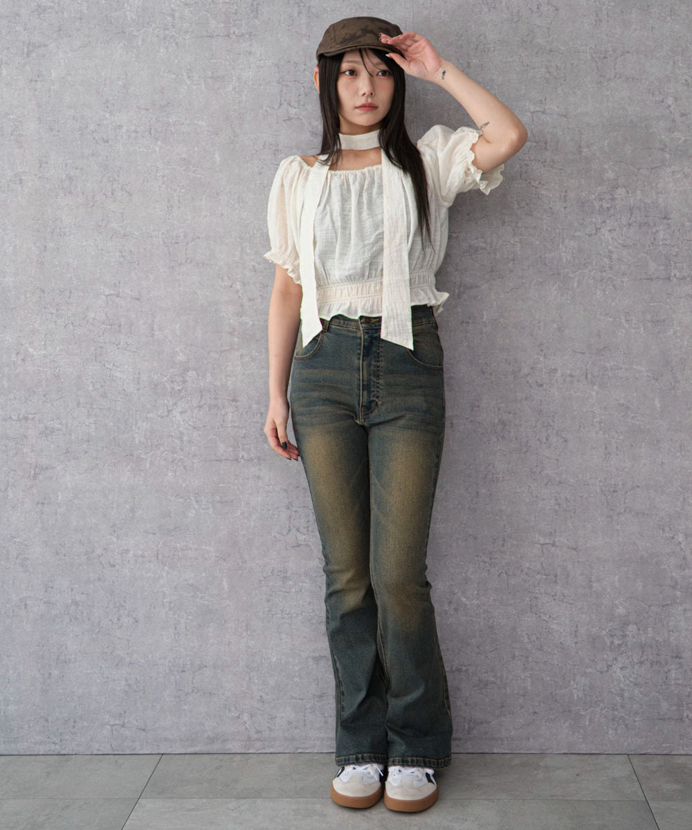 ホワイト モデル：159cm F着用