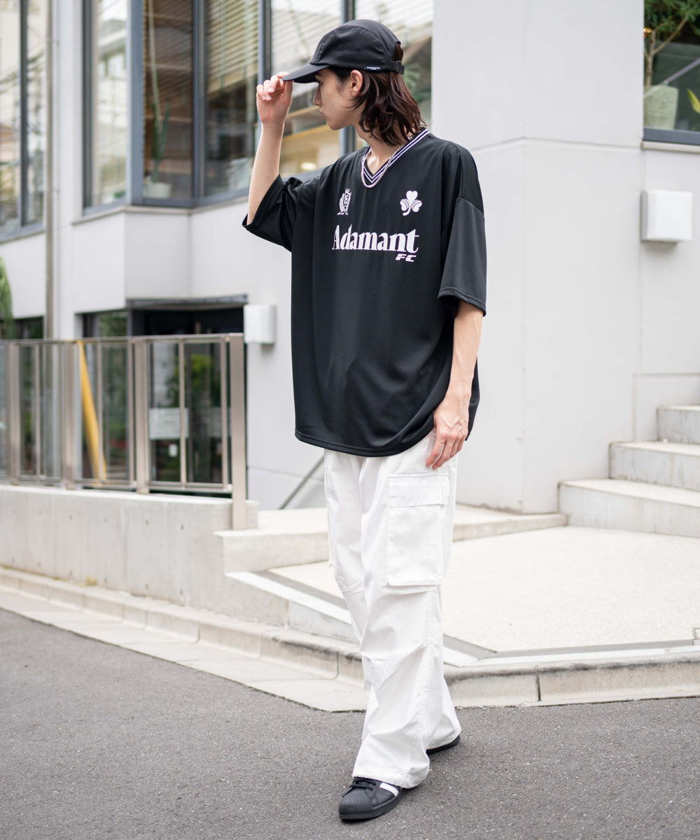 アクセ付きメッシュロゴT（SS）