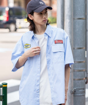 ブルーストライプ モデル：175cm L着用