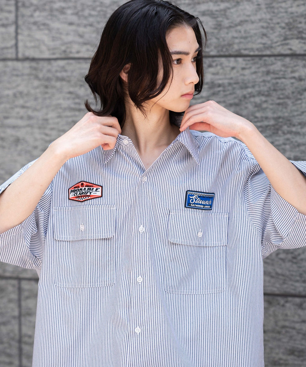 ブラックストライプ モデル：175cm L着用