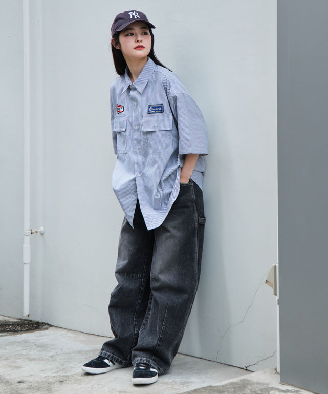 ブラックストライプ モデル：160cm L着用