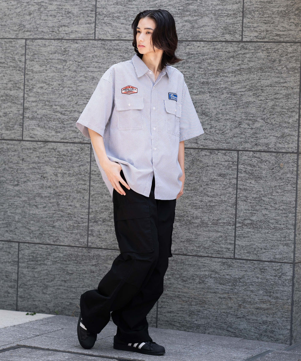 ブラックストライプ モデル：175cm L着用