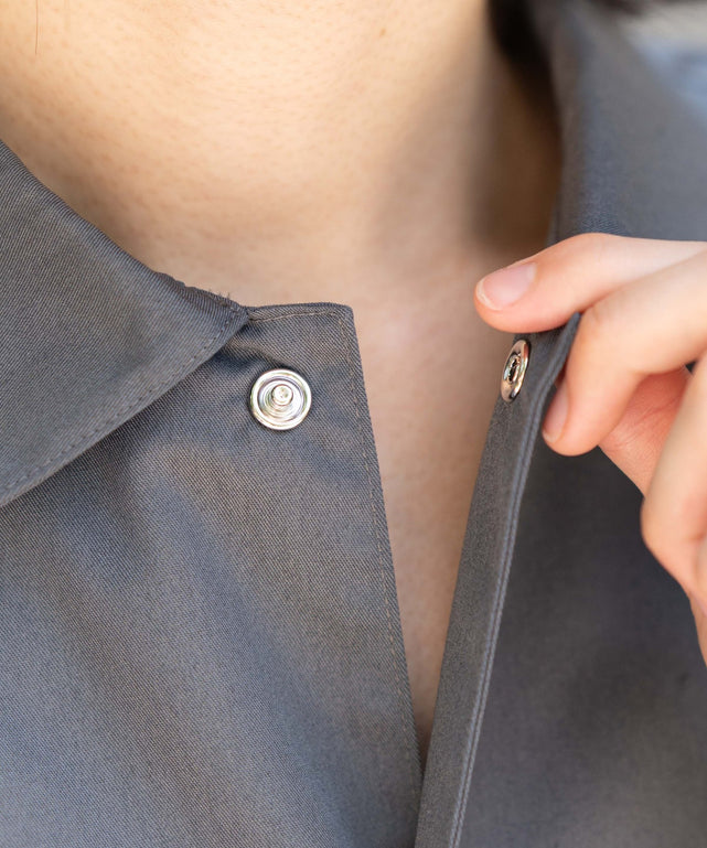 刺繍ロゴツイルワークシャツ