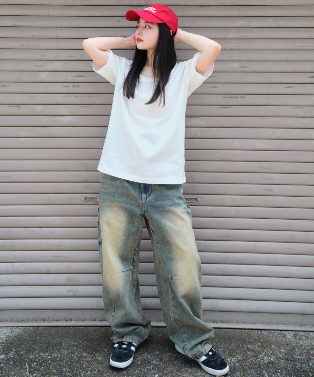 ホワイト モデル：160cm M着用