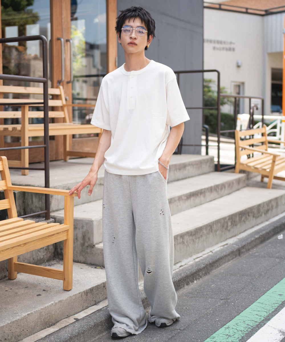 ホワイト　モデル：180㎝　L着用