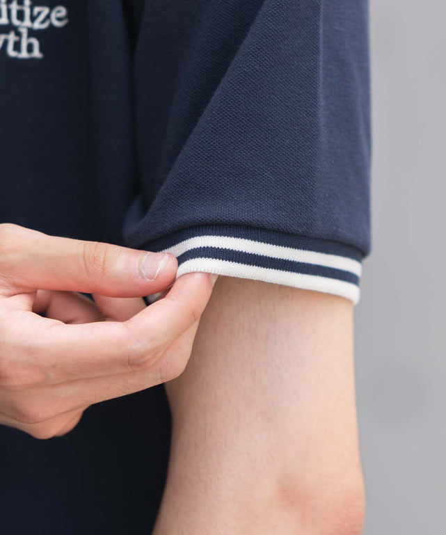 ワンポイント刺繍カノコポロ（SS）