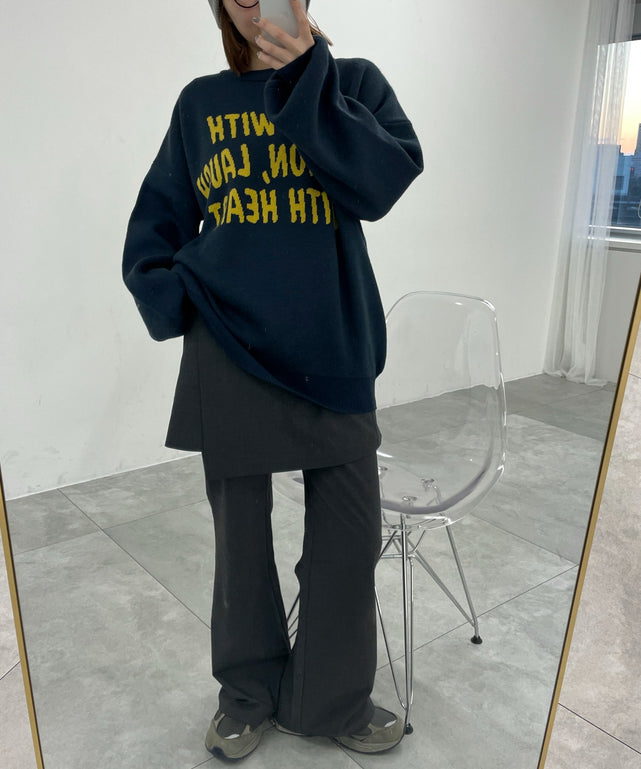 ネイビー モデル：155cm F着用