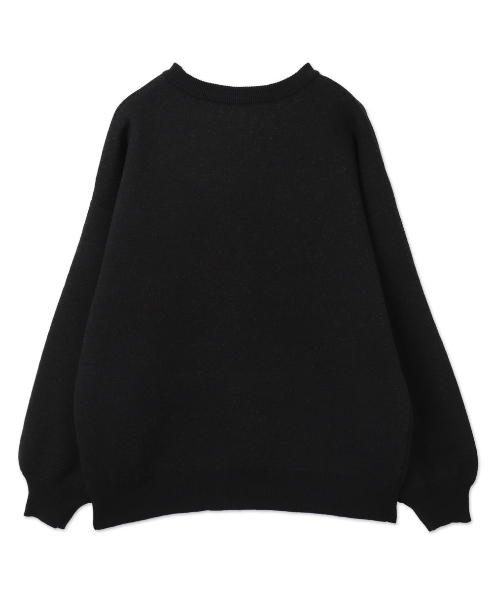 グラフィックBIGニットプルオーバー