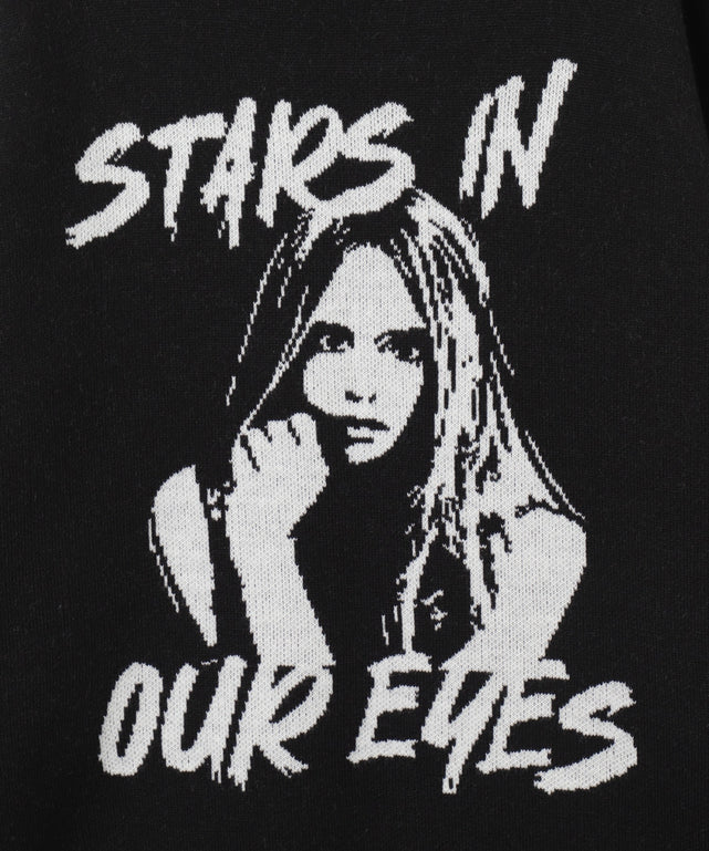 グラフィックBIGニットプルオーバー