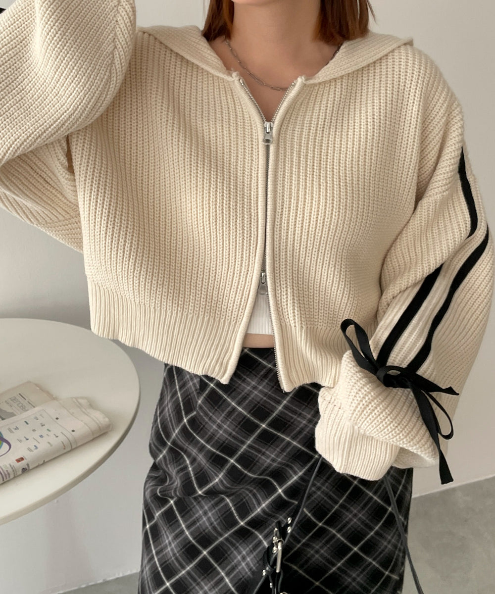 ホワイトアイボリー モデル：155cm F着用