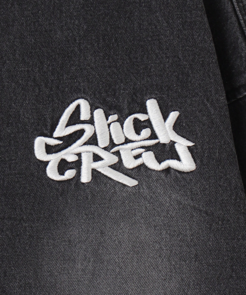 ヴィンテージウォッシュBIGフードブルゾン