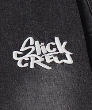 ヴィンテージウォッシュBIGフードブルゾン