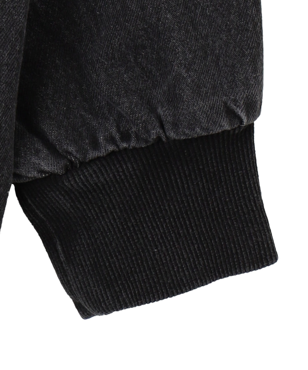 ヴィンテージウォッシュBIGフードブルゾン