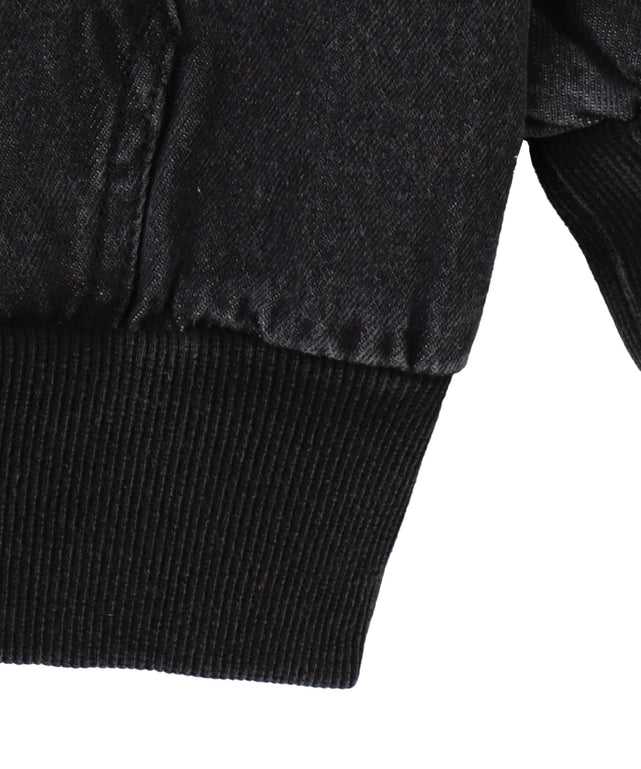 ヴィンテージウォッシュBIGフードブルゾン