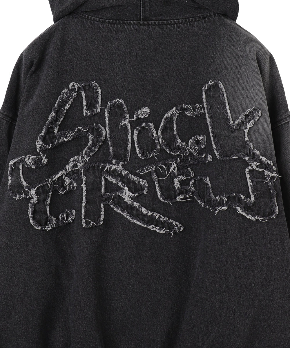 ヴィンテージウォッシュBIGフードブルゾン