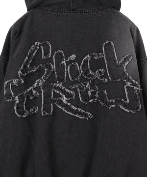 ヴィンテージウォッシュBIGフードブルゾン