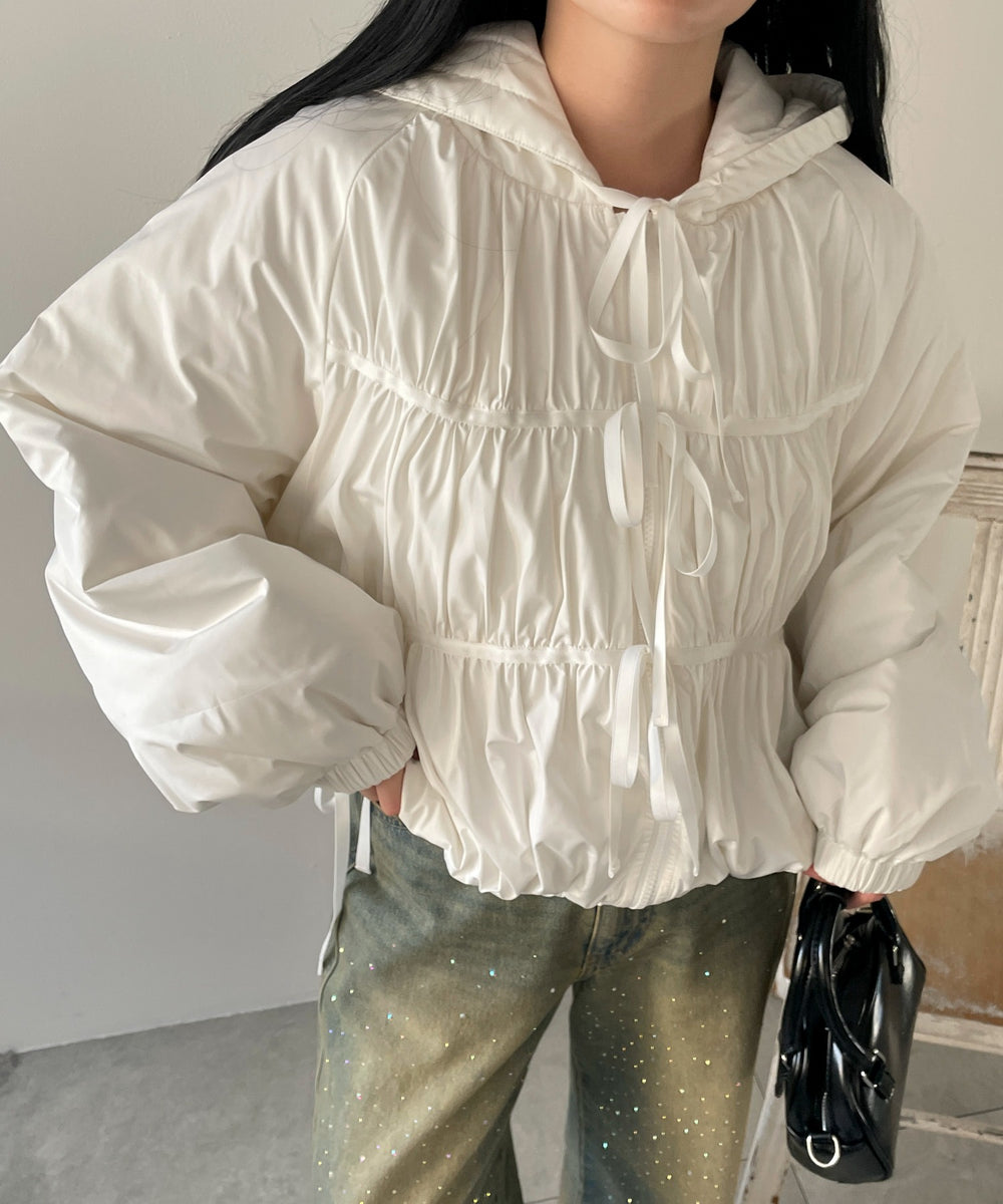 ホワイト モデル：155cm F着用