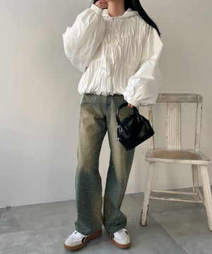 ホワイト モデル：155cm F着用