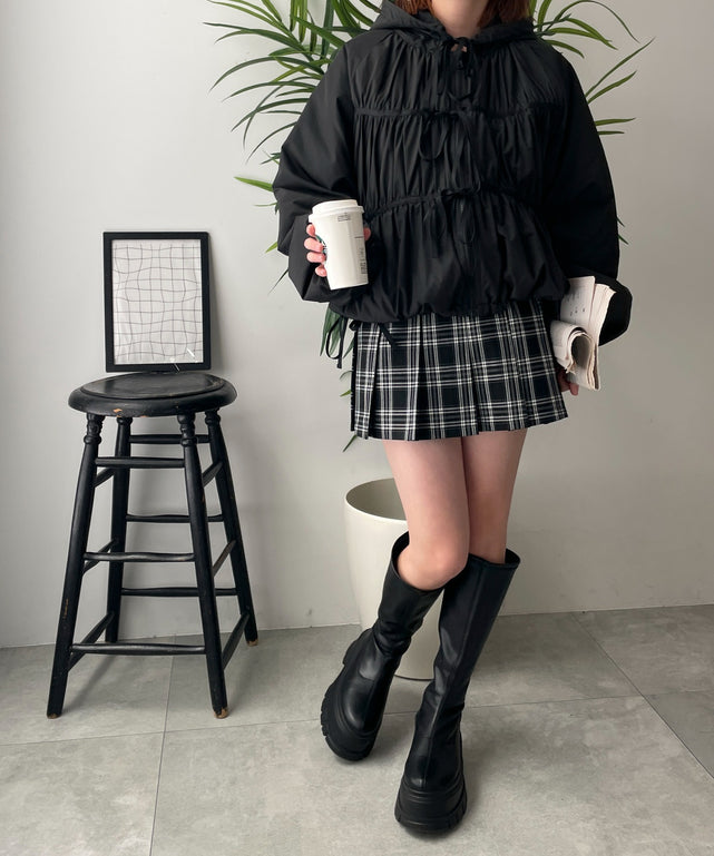 ブラック モデル：155cm F着用