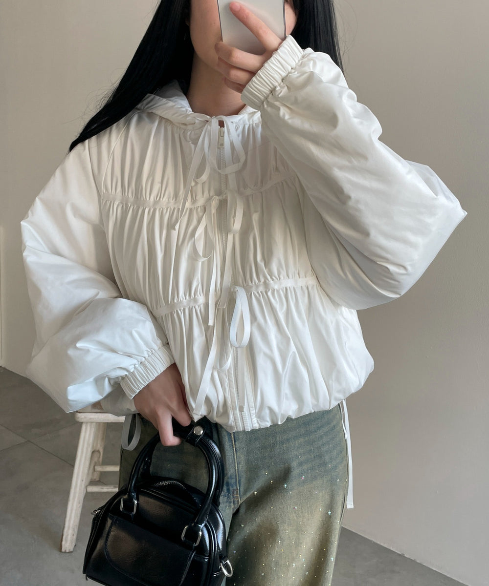 ホワイト モデル：155cm F着用