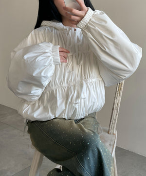 ホワイト モデル：155cm F着用