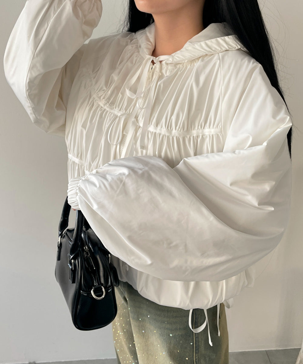 ホワイト モデル：155cm F着用