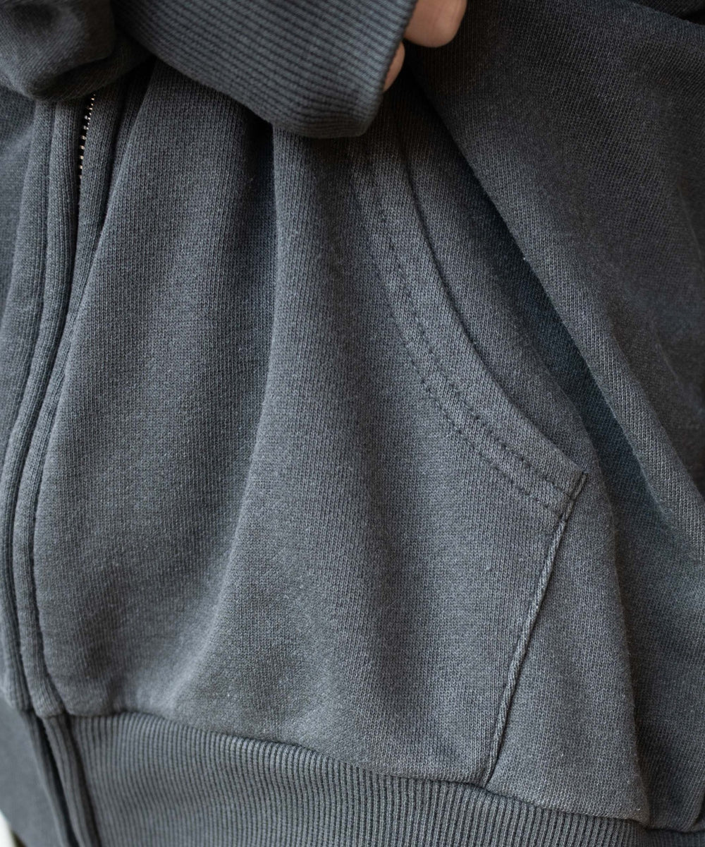 ヴィンテージウォッシュパッチワークBIGZIPパーカー