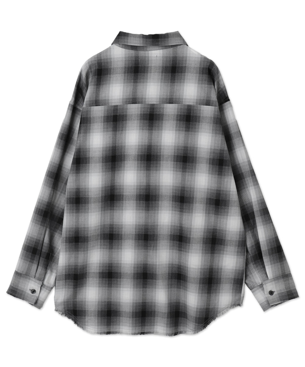 チェックBIGシャツ