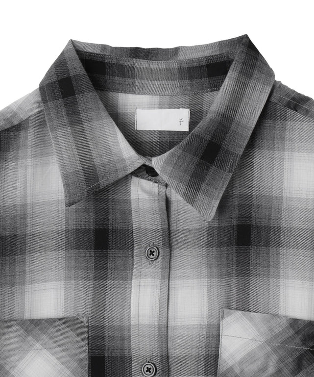 チェックBIGシャツ