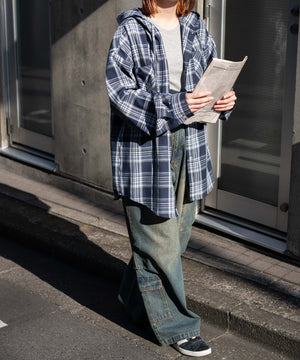 ネイビー モデル：155cm F着用