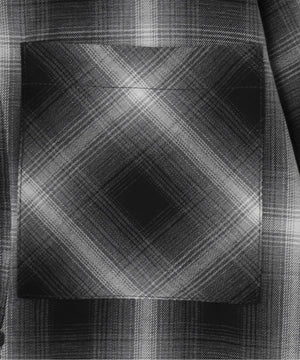 フードチェックBIGシャツ