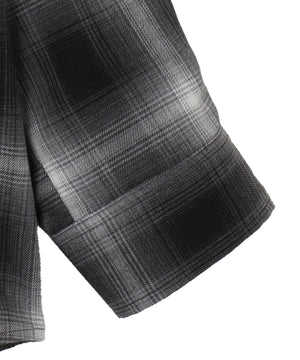 フードチェックBIGシャツ