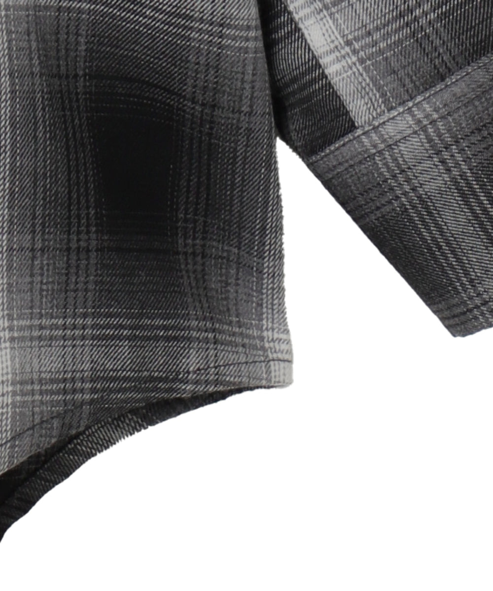 フードチェックBIGシャツ