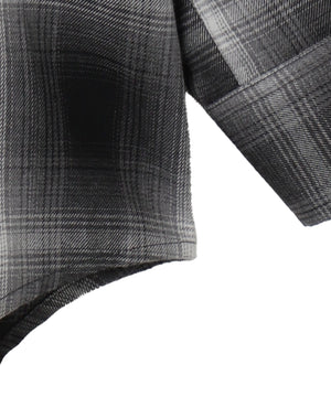 フードチェックBIGシャツ