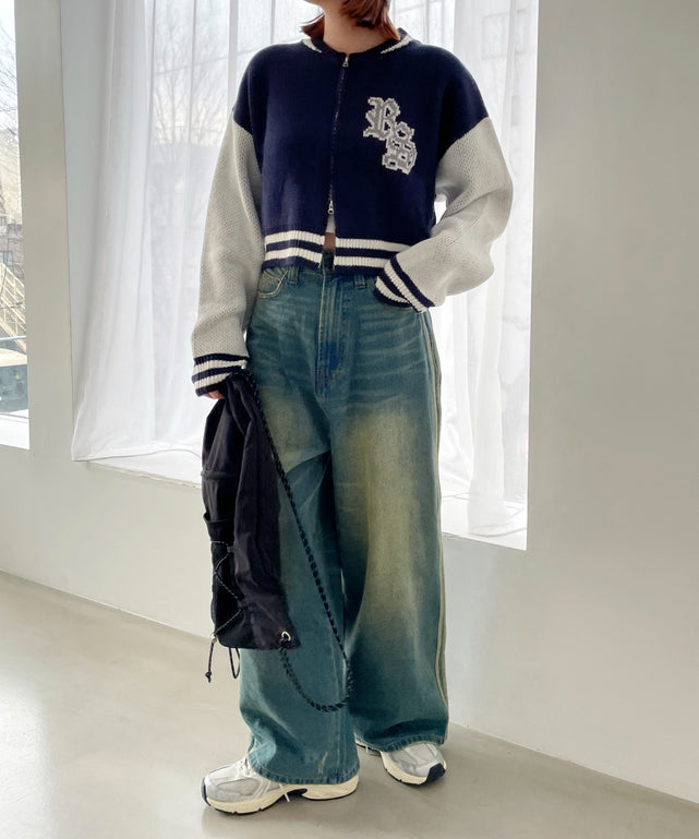 ネイビー モデル：155cm F着用